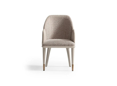 Kitchen chair Dining room chair Chair with Armrests Gray Upholstery Modern